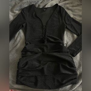 Black Glittery Dress